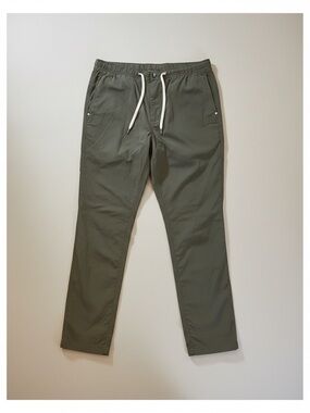 Vuori Mens Ripstop Pants XL Green DuraTerra Casual Chino Pant